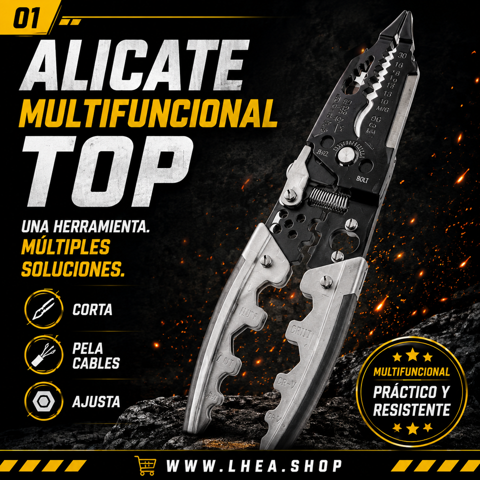 ALICATE MULTIFUNCIONAL PRO 8 EN 1