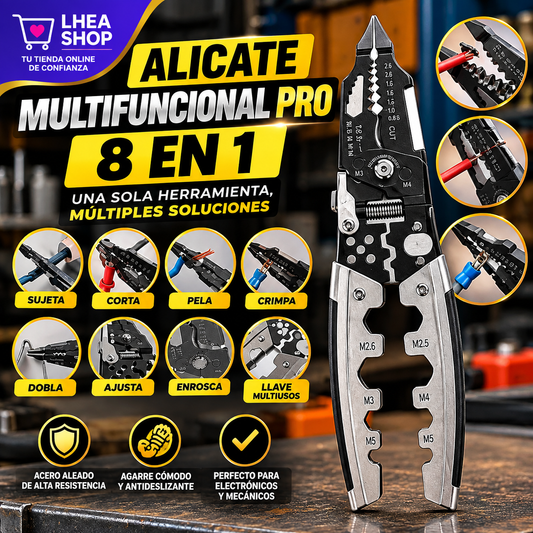 ALICATE MULTIFUNCIONAL PRO 8 EN 1